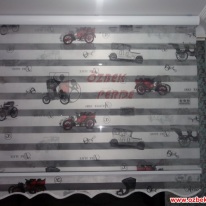 antika-araba-baskili-zebra-perde