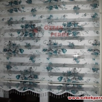 gullu-zebra-perde-mint-yesili-renkli-gorseli