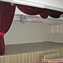 sahne-perdesi-farbalı-fonlu-bordo-renkli-modeli