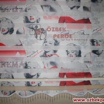 marilyn-monroe-baskili-zebra-perde-gorseli