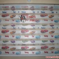 tuning-araba-baskili-zebra-perdesi