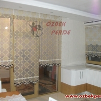 altin-renkli-karo-tul-stor-perde