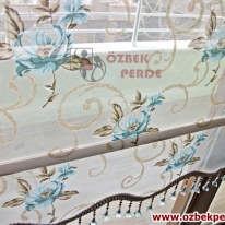 gullu-sarmasik-tul-stor-perde-turkuaz-boncuklu