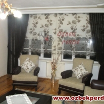 kahve-cicek-baskili-tul-stor-perde