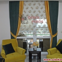 kahve-gullu-lotus-tul-stor-perde-modeli