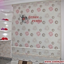 pembe-kahve-zambak-mutfak-tul-stor-perdesi
