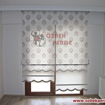 renkli-damaks-tul-stor-perde-kahveli