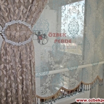 renkli-damask-desenli-turkuaz-tul-stor-perdeleri