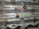 Cappuccino Baskılı Zebra Perde  