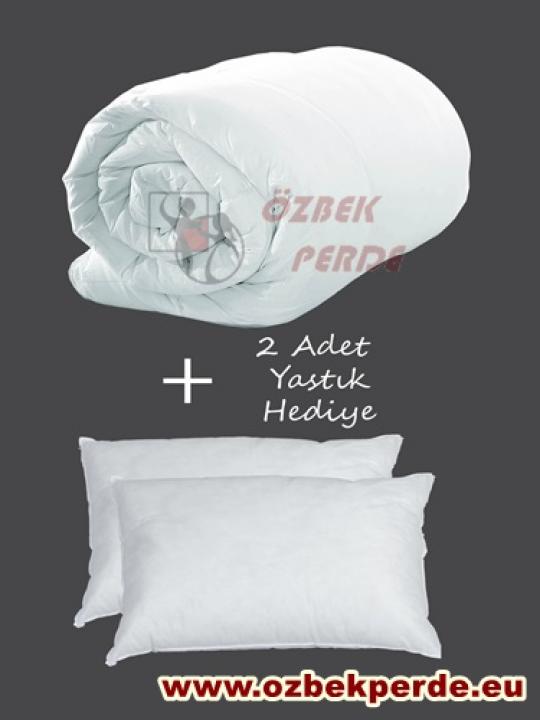 Mikrofiber Yorgan + Yastık Hediyeli 