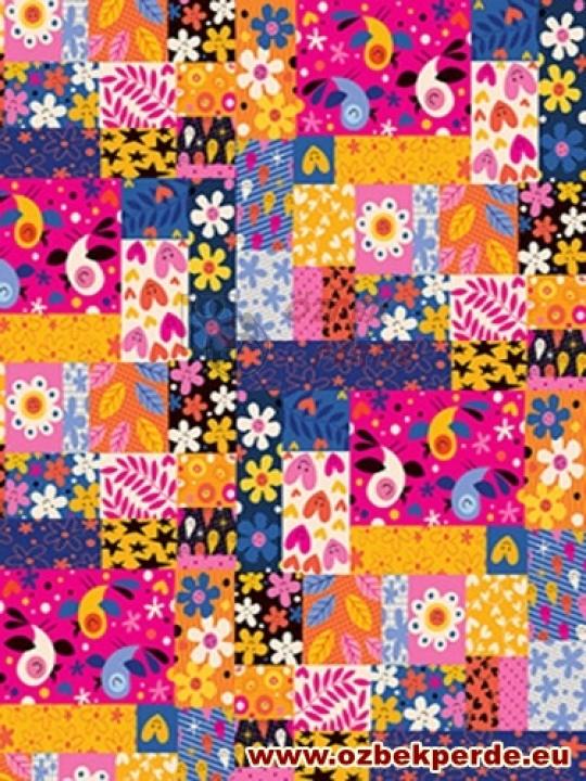 Bahar Baskılı Bebek Halısı