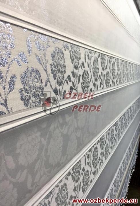 Karanfil Yarı Plise Zebra Perde