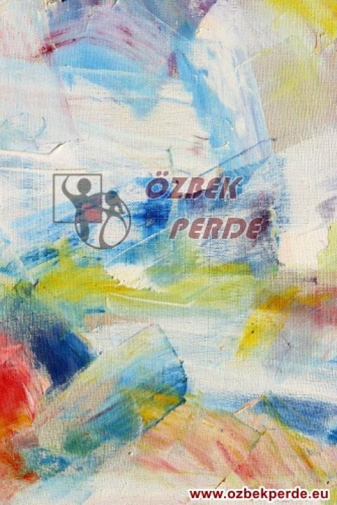 Renk Skalası Baskılı Halı