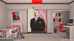 Atatürk Portreli Zebra Perdesi