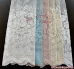 Gül Tarhı Tül Perde